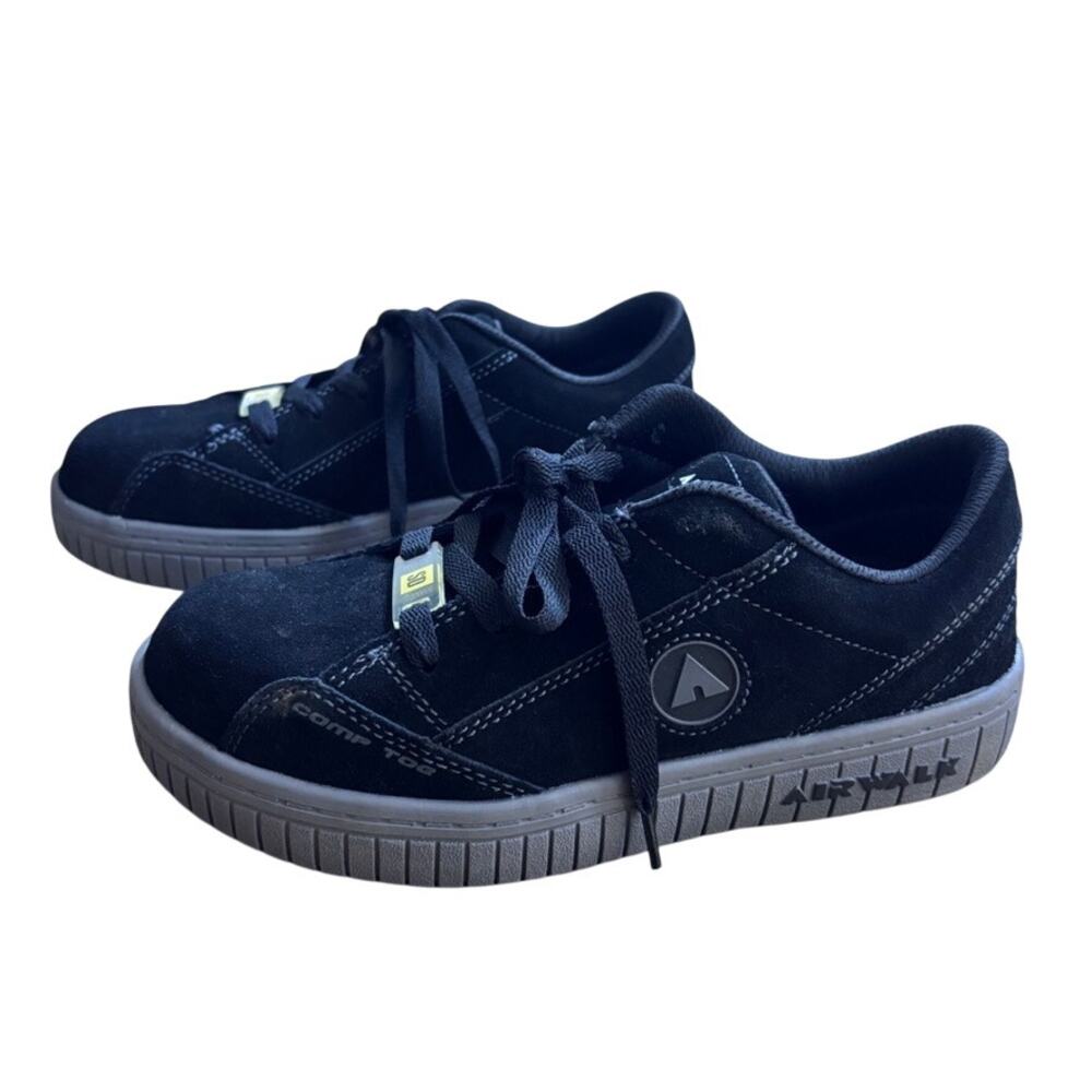 Airwalk Camino SD‎ Black Suede Composite Toe Sneakers Women’s 6 - Picture 3 of 6